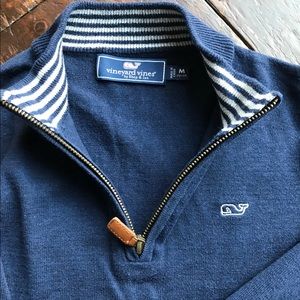 Boys Vineyard Vine 1/4 zip sweater